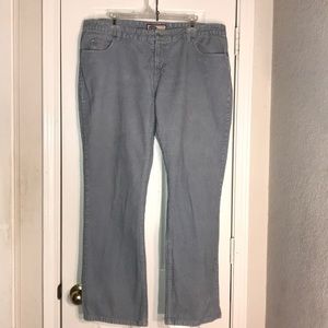 Old Navy Corduroy Blue Jeans Size 18